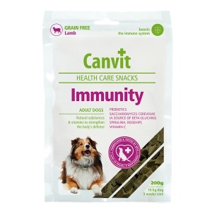 Canvit Health Care Snack Immunity – gustare functionala pentru sustinerea imunitatii pentru caini, 200 g