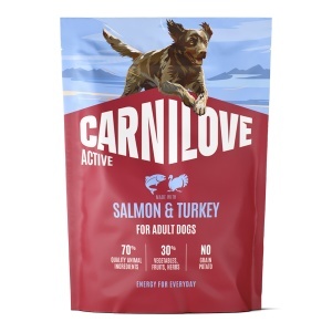 Carnilove Active Dog Dry Salmon & Turkey Adult All Breeds - Hrana uscata pentru caini adulti de toate taliile, cu somon si curcan - Img 2
