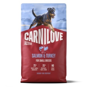 Carnilove Active Dog Dry Salmon & Turkey Adult Small Breeds - Hrana uscata pentru caini adulti de talie mica, cu somon si curcan - Img 2