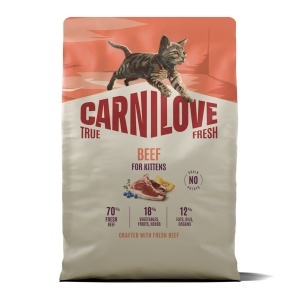 Carnilove True Fresh Cat Dry Beef Kittens – Hrana uscata pentru pisoi, cu vita - Img 2