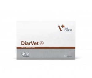 DiarVet Twist Off VetExpert – Supliment pentru gestionarea diareei la caini de talie mica si pisici, 30 capsule