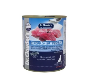 Dr. Clauder's Selected Meat – Hrana umeda premium cu inimi si pui pentru caini adulti - Img 2