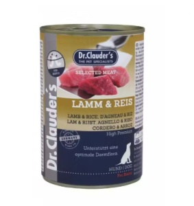 Dr. Clauder's Selected Meat – Hrana umeda super premium cu Miel si Orez pentru caini adulti - Img 1
