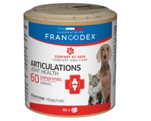 Francodex Articulations Joint Health Dog/Cat - Supliment pentru mobilitate si sanatatea articulatiilor, 60 tablete