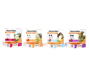 Frontpro 136mg – Antiparazitar extern pentru caini (25-50 kg) , 3 comprimate masticabile - Img 3