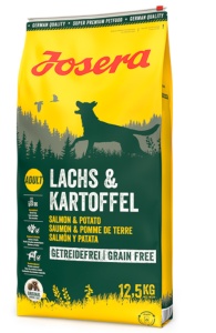 Josera Salmon & Potato - Hrana uscata fara cereale pentru caini adulti, 12,5 kg
