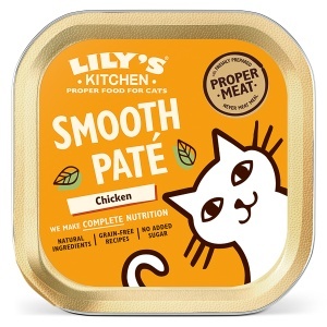 Lily’s Kitchen Smooth Chicken Pate – Hrana Umeda Fara Cereale cu pui pentru Pisici Adulte, 85 g