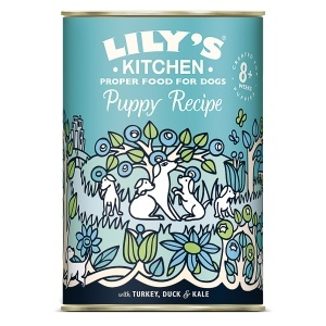 Lily's Kitchen For Dogs - Hrana umeda completa cu curcan pentru pui de caine, 400g