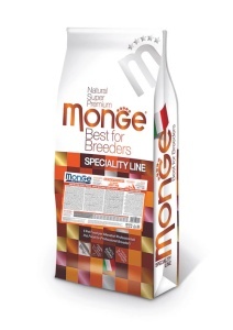 Monge Breeders All Breeds Adult 30/20 Monoprotein cu Rata si Cartofi – hrana uscata completa pentru caini adulti, 15 kg