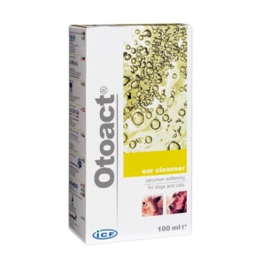 Otoact - Solutie Auriculara pentru igiena urechii pentru caini si pisici, 100 ml
