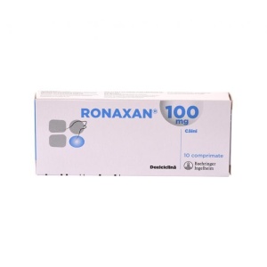 Ronaxan 100mg - pentru tratamentul infectiilor bacteriene la caini, 10 Tablete