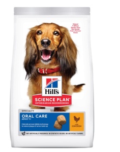 SP CANINE ADULT ORAL CARE CHK - Hrana uscata cu pui pentru caini adulti pentru mentinerea sanatatii dentare