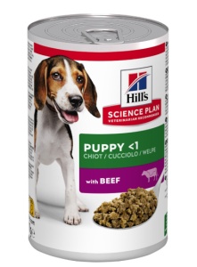 SP CANINE PUPPY BEEF 370 G - Hrana umeda cu vita pentru catei in crestere si cateluse gestante sau lactante