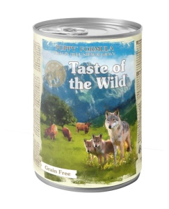 Taste of the Wild Puppy Conserva cu Tocanita de Vita in Sos - Hrana umeda completa pentru cateii aflati in perioada de crestere, 390g
