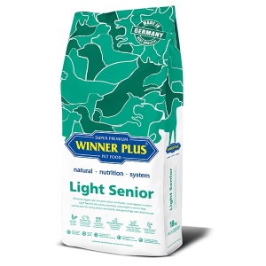 Winner Plus Senior Light – hrana completa pentru caini seniori, supraponderali sau mai putin activi, 18 kg