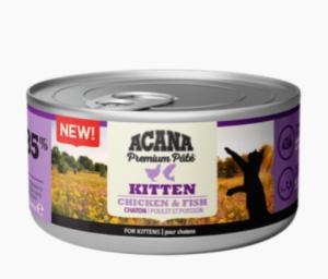 Acana Cat Premium Pate Kitten – Hrana umeda completa tip pateu pentru pui de pisica, 85g