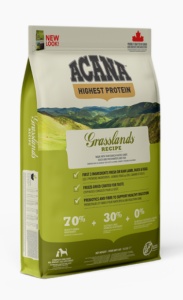 Acana Grasslands Dog – Hrană uscata premium pentru câini adulți de toate rasele