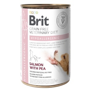 Brit GF Veterinary Diets Dog Hypoallergenic – Hrana umeda dietetica cu somon pentru intolerante alimentare - Img 2