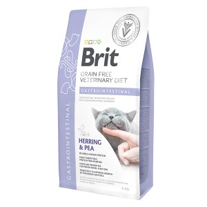 Brit Grain Free Veterinary Diets Cat Gastrointestinal – Hrana uscata dietetica cu hering pentru digestie sensibila - Img 3