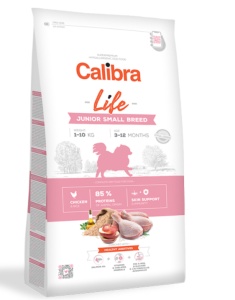 Calibra Dog Life Junior Small Breed Chicken - Hrana uscata cu pui pentru caini juniori de talie mica