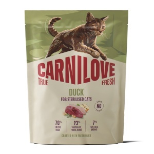 Carnilove True Fresh Cat Dry Duck Sterilised Adult All Breeds – Hrana uscata pentru pisici adulte sterilizate, cu rata - Img 2