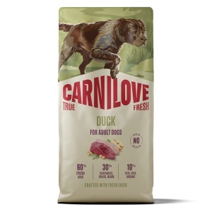 Carnilove True Fresh Dog Dry Duck Adult All Breeds - Hrana uscata pentru caini adulti de toate taliile, cu rata