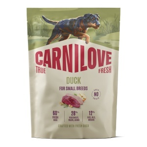 Carnilove True Fresh Dog Dry Duck Adult Small Breeds - Hrana uscata pentru caini adulti de talie mica, cu rata - Img 3