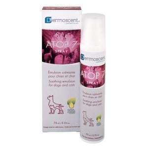 Dermoscent Atop 7 Spray – Solutie calmanta pentru piele iritata la caini si pisici, 75 ml