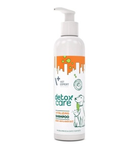 Detox Care Vitalizing VetExpert – Sampon pentru caini si pisici, pentru toate tipurile de blana, 250 ml