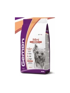 Gemon Mini Adult Salmon&Rice 3kg - Hrana uscata completa pentru caini adulti de talie mica