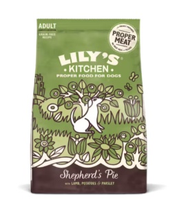 Lily’s Kitchen Lamb Shepherd’s Pie – Hrana Uscata Fara Cereale cu Miel pentru Caini Adulti