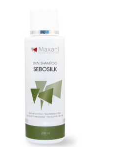 Maxani SeboSilk sampon pentru piele - Sampon dermatologic pentru reglarea sebumului si ingrijirea pielii sensibile, 200 ml