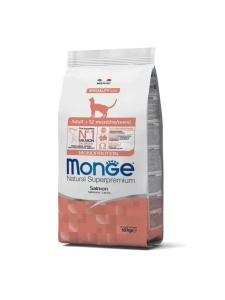 Monge Super Premium Adult Salmon Monoprotein - Hrana uscata completa cu somon pentru pisici adulte - Img 2