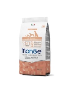 Monge Super Premium Puppy Salmon & Rice -Hrana uscata completa cu Somon si Orez pentru caini juniori de talie mica - Img 2