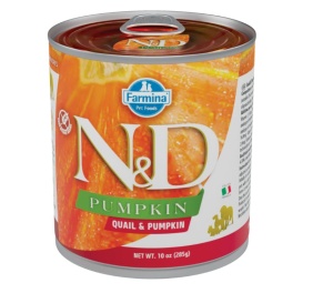 N&D Pumpkin Prepelita - Hrana Umeda cu prepelita pentru Caini Adulti , 285g