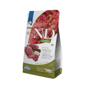 N&D Quinoa Urinary – Hrană uscata cu rata pentru sănătatea tractului urinar la pisici,1.5kg - Img 1