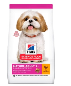 SP CANINE MATURE S&M CHK - Hrana uscata pentru caini seniori de talie mica si mini
