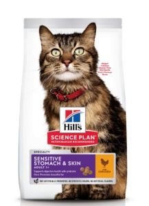 SP FELINE ADULT SKIN & STOMACH CHK - Hrana uscata cu pui pentru pisici adulte pentru sanatatea digestiva, a pielii si a blanii