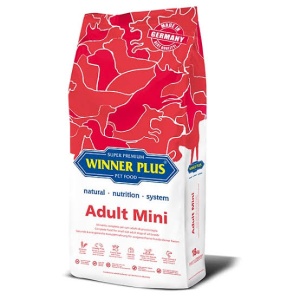 Winner Plus Adult Mini – hrana completa pentru caini adulti de talie mica, 18 kg