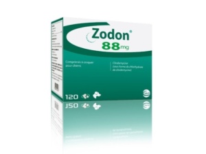 Zodon 88mg - Comprimate masticabile pentru tratamentul infectiilor bacteriene la caini, 120 Tablete