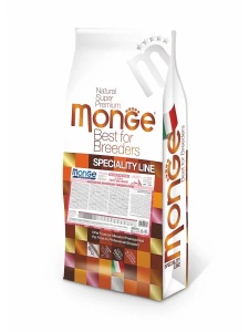 15kg Monge Puppy & Junior Lamb&Rice - Hrana uscata completa cu miel si orez pentru cainii juniori aflati in perioada de crestere