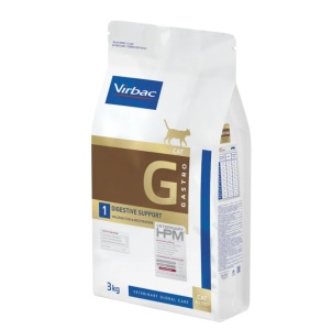 3kg Virbac HPM Cat G1 Digestive Support Gastro - Hrana uscata pentru digestie sensibila