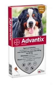Advantix - Antiparazitar extern pentru caini de talie foarte mare (40-60kg) 1 Pipeta