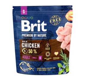Brit Premium by Nature Adult S - Hrana uscata pentru caini adulti de talie mica cu pui