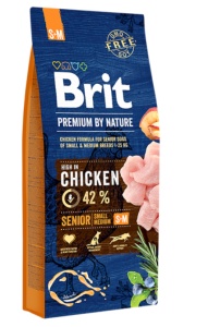 Brit Premium by Nature Senior S plus M - Hrana uscata completa cu formula pe baza de pui, destinata cainilor seniori (7+ ani) de talie mica si medie (1–25 kg) - Img 4