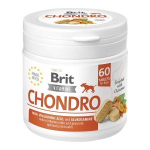 BRIT Vitamins Chondro - Vitamine pentru mobilitate si articulatii pentru caini adulti, 120g