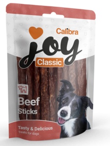 Calibra Joy Dog Classic Beef Sticks New - Batoane din carne de vita pentru caini, 250g