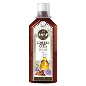 Canvit Barf Linseed Oil – Ulei din semințe de in, hrană complementară pentru câini, 500 ml