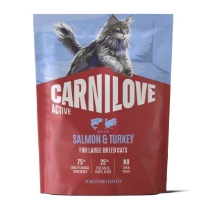 Carnilove Active Cat Dry Salmon & Turkey Adult Large Breeds – Hrana uscata pentru pisici adulte de talie mare, cu somon si cucan - Img 3