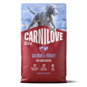 Carnilove Active Dog Dry Salmon & Turkey Adult Large Breeds - Hrana uscata pentru caini adulti de talie mare, cu somon si curcan - Img 2